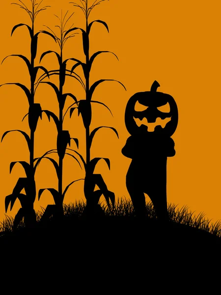 Halloween illustratie silhouet — Stockfoto