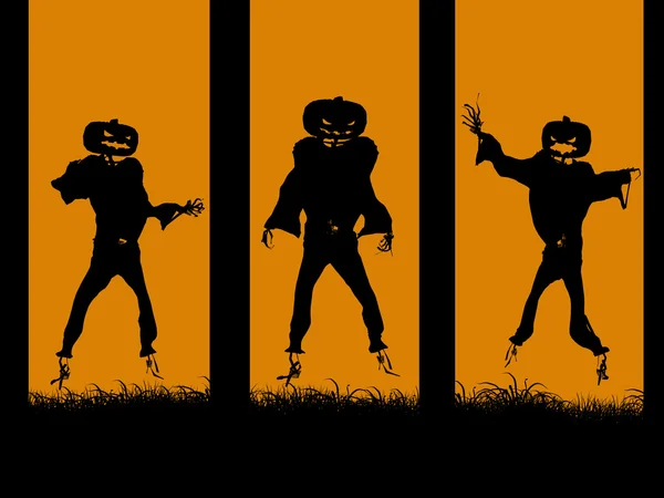 Halloween Illustration silhouette — Stock Photo, Image