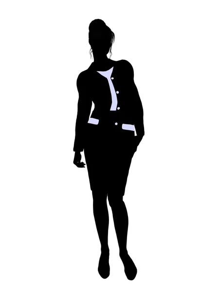 Business Office Illustration Silhouette — Stock Photo, Image