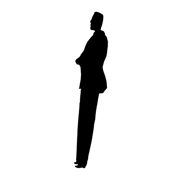 Male Business Silhouette — Stock Photo, Image