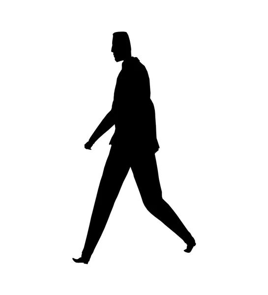 Mannelijke zakelijke silhouet — Stockfoto