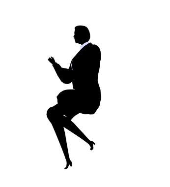 Business Office Illustration Silhouette