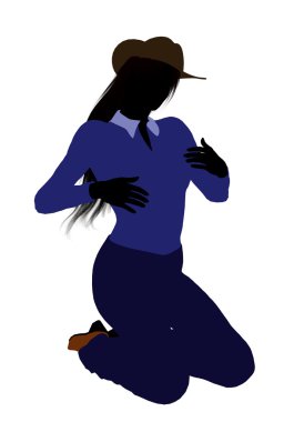 cowgirl resimde silhouette2