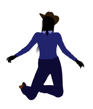 cowgirl resimde silhouette2