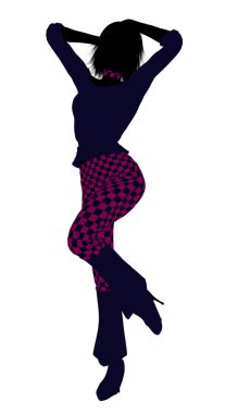 Girl Illustration Silhouette