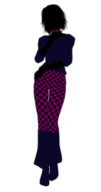 Girl Illustration Silhouette