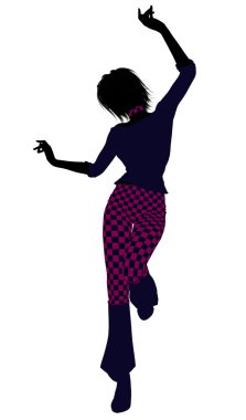 Girl Illustration Silhouette