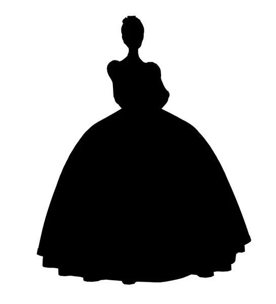 stock image Cinderella Silhouette Illustration