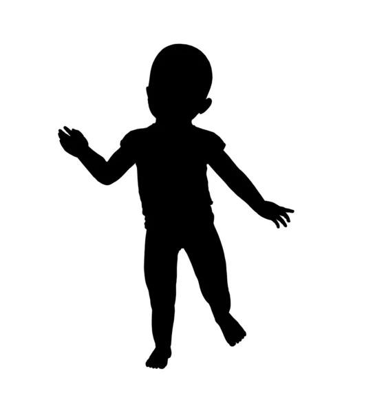 Baby ілюстрація силует — стокове фото