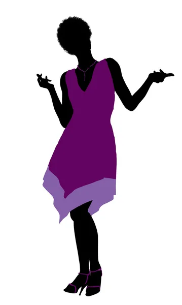 stock image Fashionable African American Female Illustration