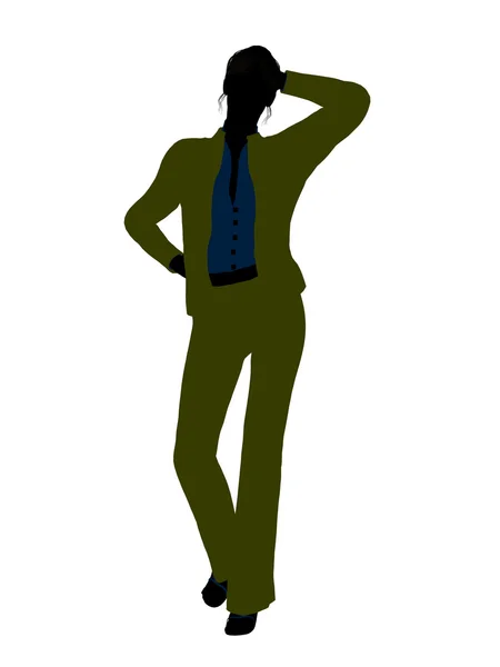 stock image Female Office Illustration Silhouette