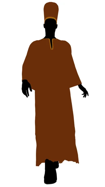 Silhouette d'illustration homme Robed — Photo
