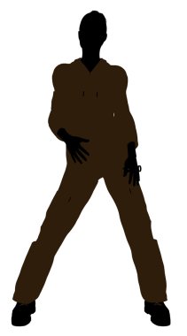 Female Mechanic Silhouette