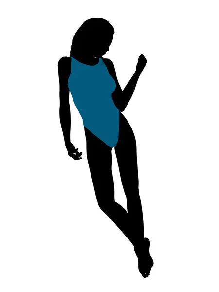 stock image Female Swimsuit Silhouette