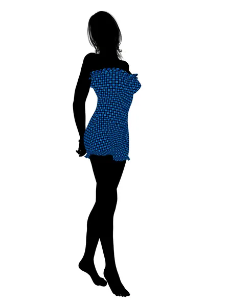 stock image Female Swimsuit Silhouette