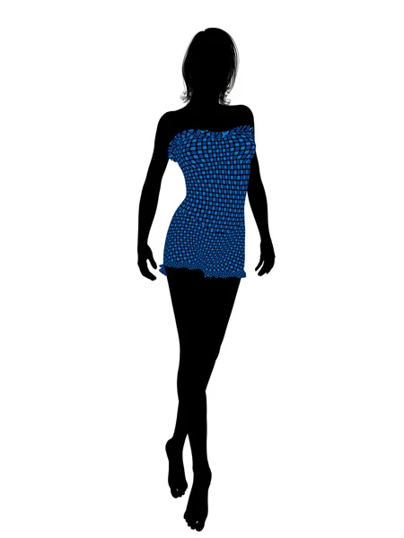 stock image Female Swimsuit Silhouette