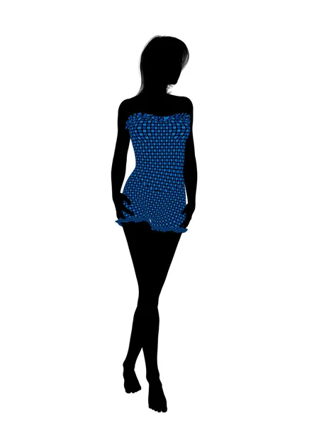 stock image Female Swimsuit Silhouette