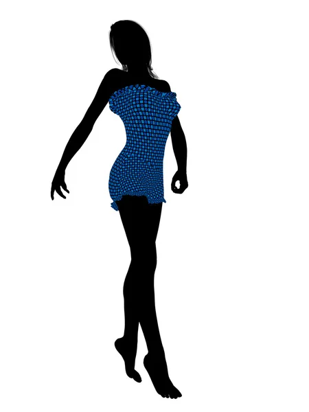 stock image Female Swimsuit Silhouette