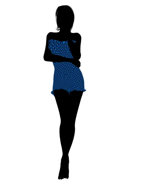 stock image Female Swimsuit Silhouette