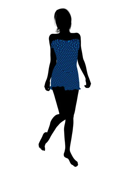 Stock image Female Swimsuit Silhouette