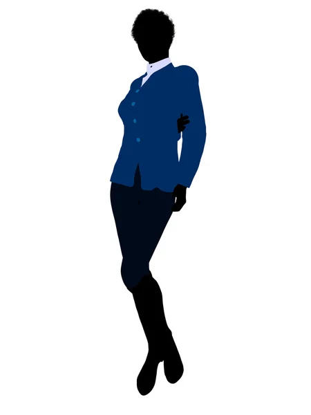 African American Female Business Illustration Si — Stock Photo, Image