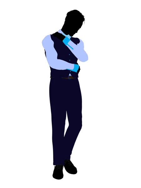 stock image Business Man Silhouette