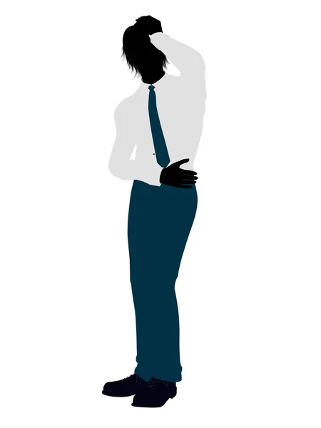 stock image Business Man Silhouette