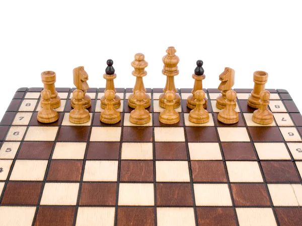 목조 체스 — 스톡 사진