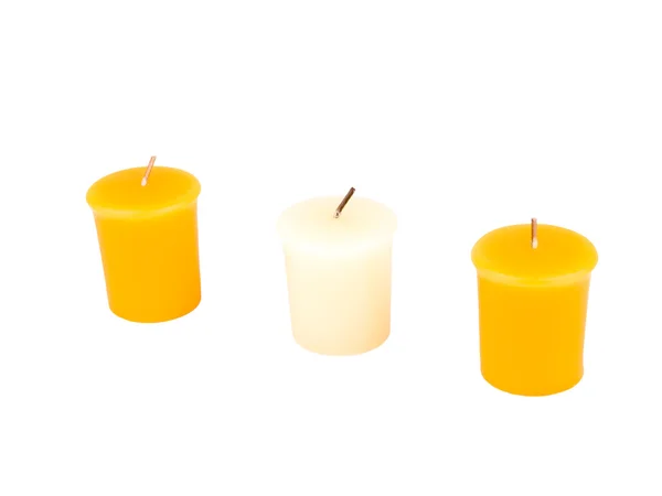 Trzy świece — Zdjęcie stockowe