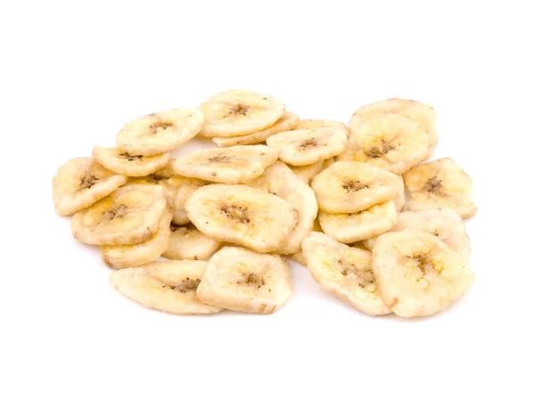 Egészséges snack - banán chipszek — Stock Fotó