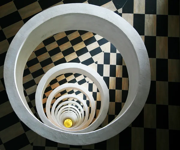 La forme abstraite de la forme spirale — Photo