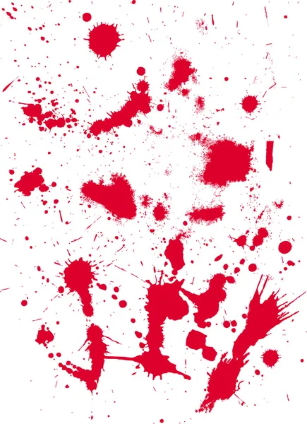 血 splats grunge 的纹理 — 图库矢量图片