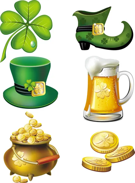 St. Patrick's day set — Stock Vector