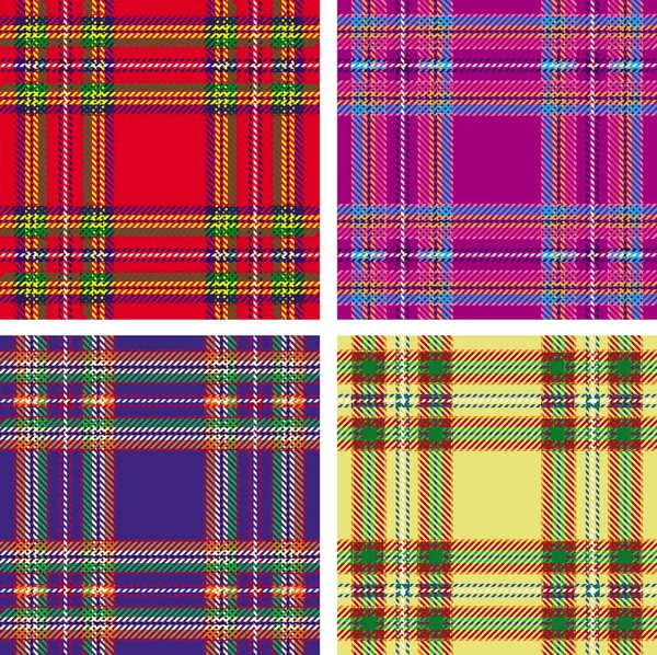 stock vector Vector pattern of seamless tartan plaid