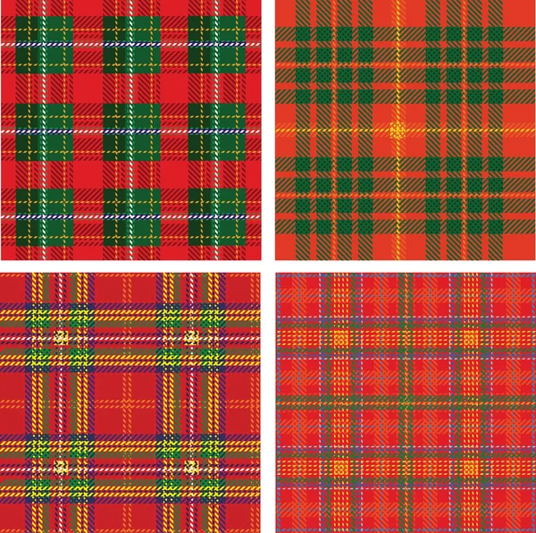 stock vector Vector pattern of seamless tartan plaid