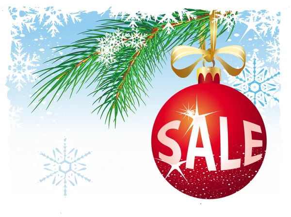 stock vector Christmas sale