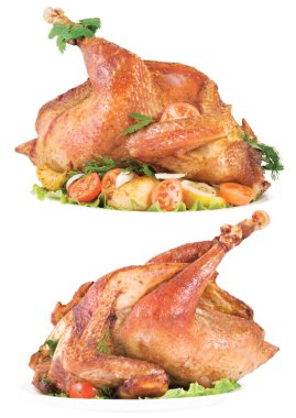 Roasted chicken clipart