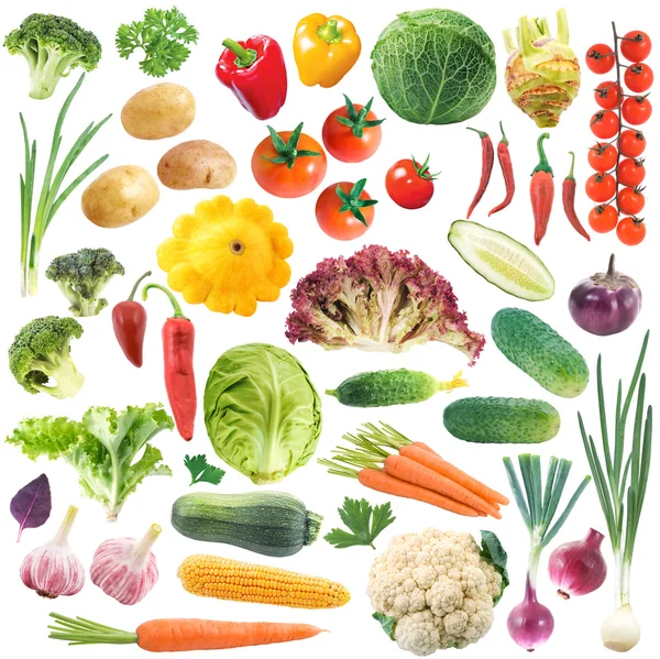 Jogo de verduras — Fotografia de Stock