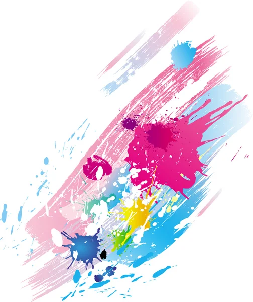 Background of paint splashes — Stock Vector