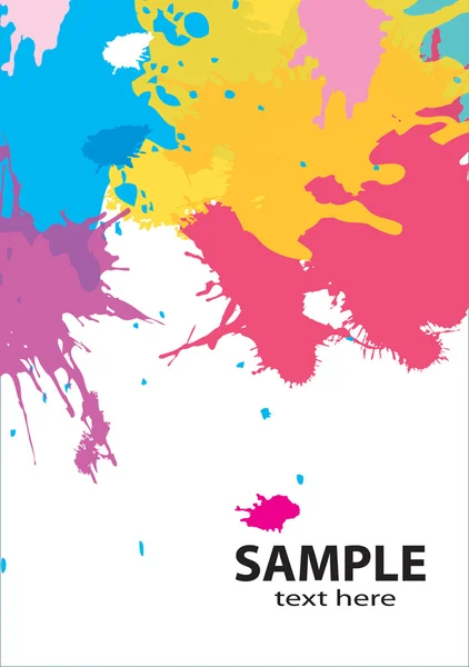 Fond grunge coloré — Image vectorielle