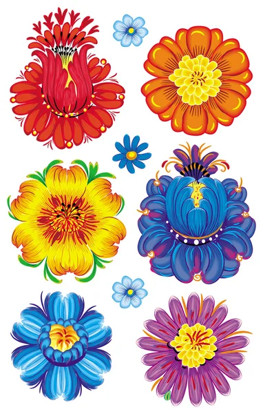 Illustration of flowers — Stock Vector