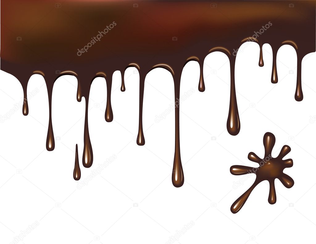 Chocolate drips