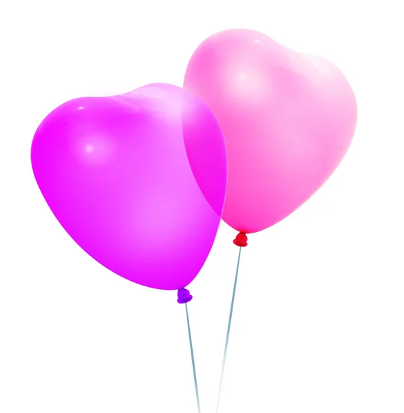 Różowe balony — Zdjęcie stockowe
