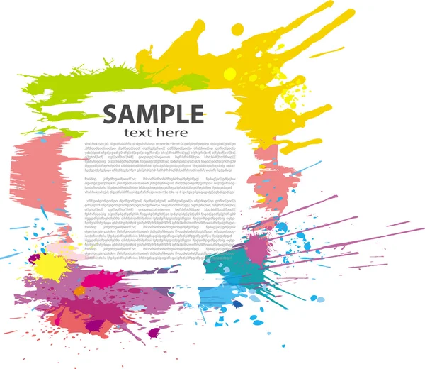 Bannière grunge colorée — Image vectorielle