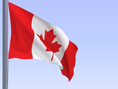 Canada flag clipart