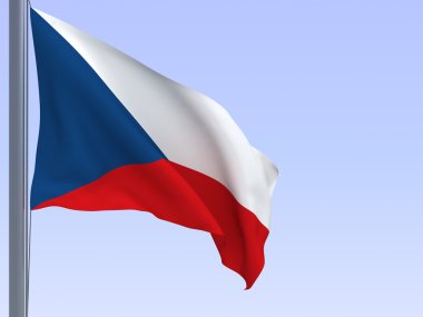 Czech flag clipart