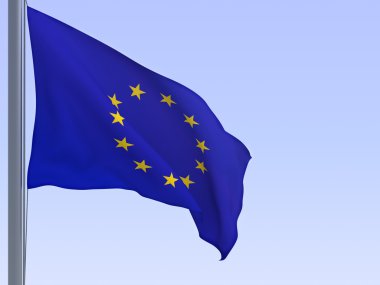 Europe flag clipart