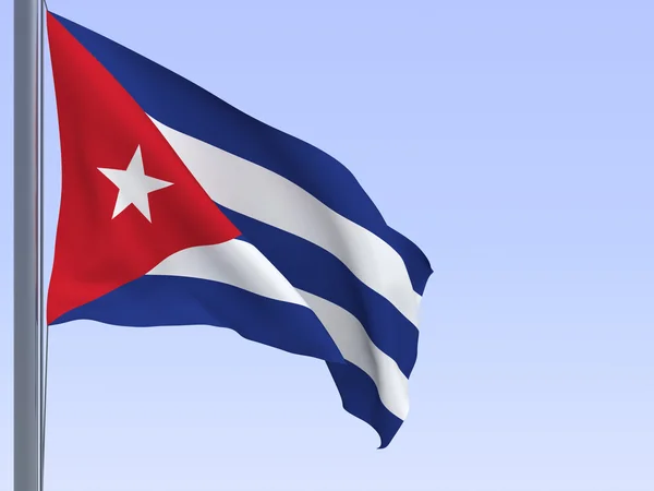Флаг Кубы — стоковое фото