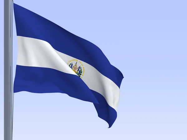 El Salvador flag — Stock Photo, Image