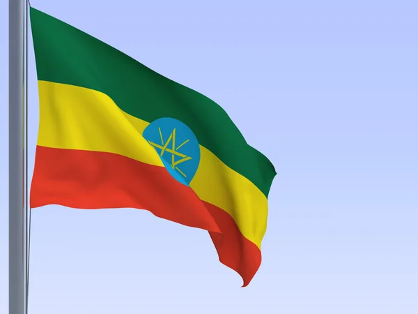 stock image Ethiopia flag